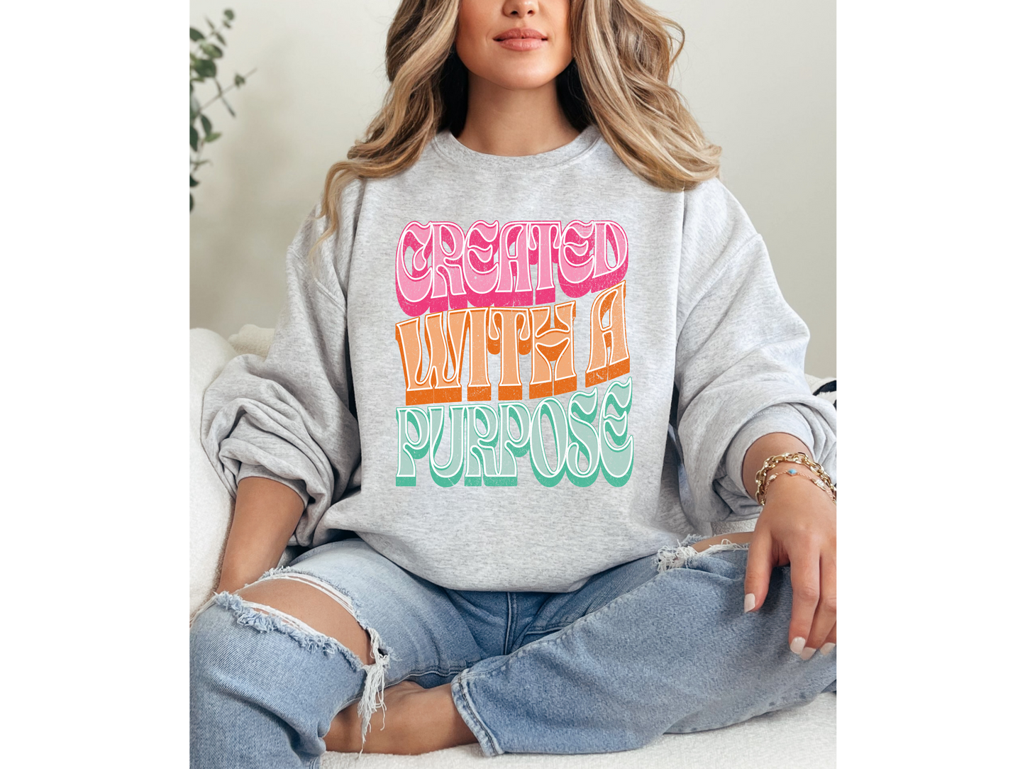 Created With A Purpose Crewneck