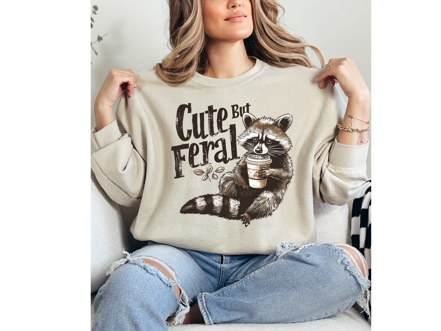 Cute but Feral Crewnneck