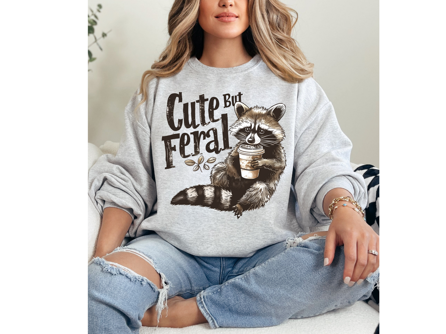 Cute but Feral Crewnneck