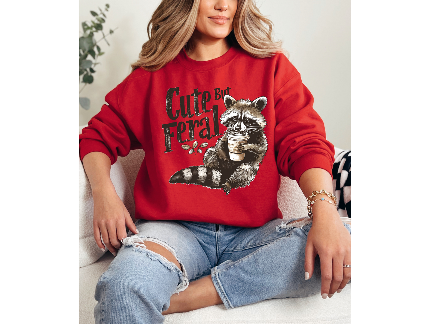 Cute but Feral Crewnneck