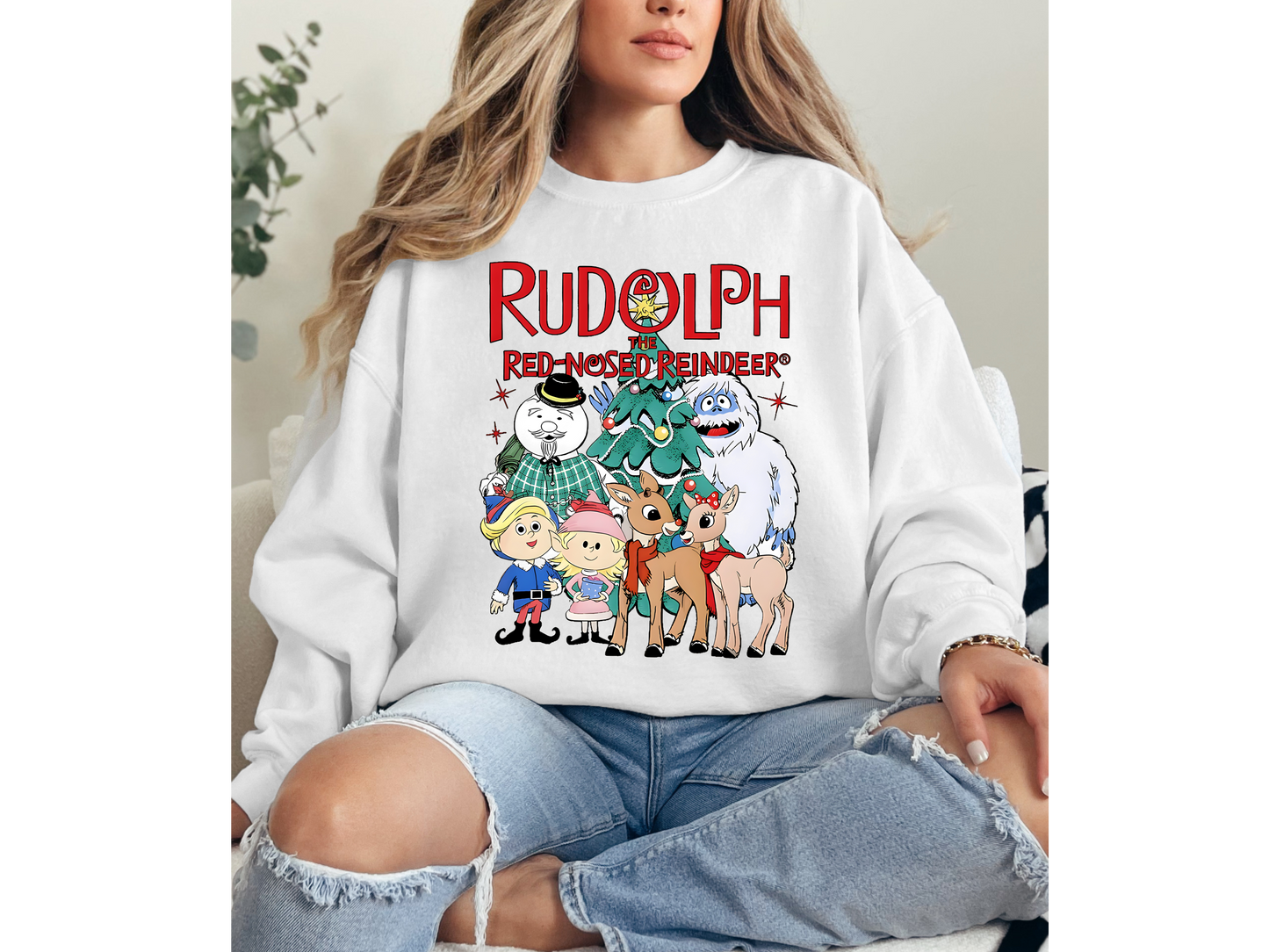 Rudolph The Red-Nosed Reindeer Crewneck