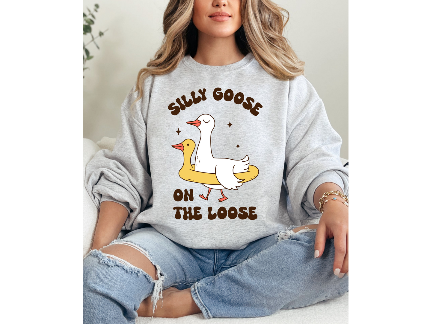 Silly Goose on the Loose Crewneck