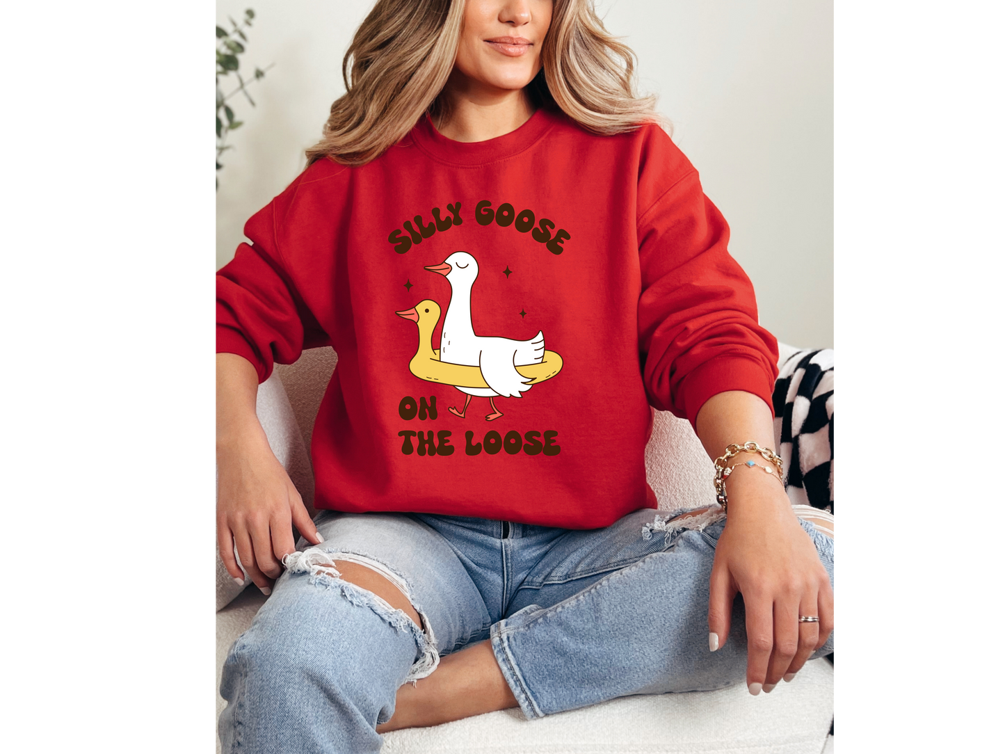 Silly Goose on the Loose Crewneck