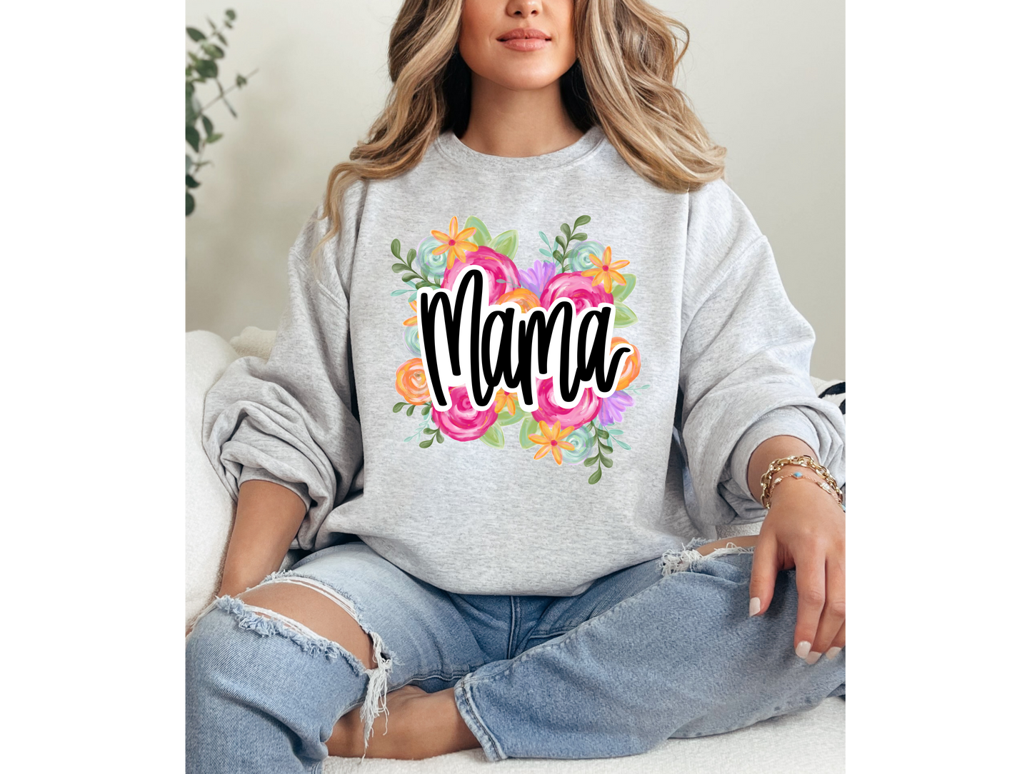 Floral Mama Crewneck