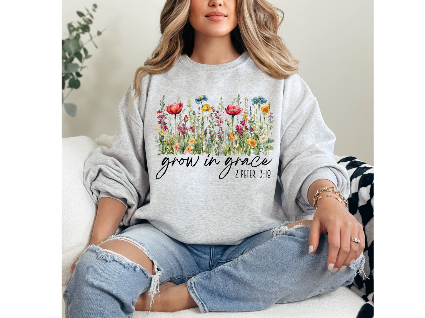 Grow In Grace Crewneck