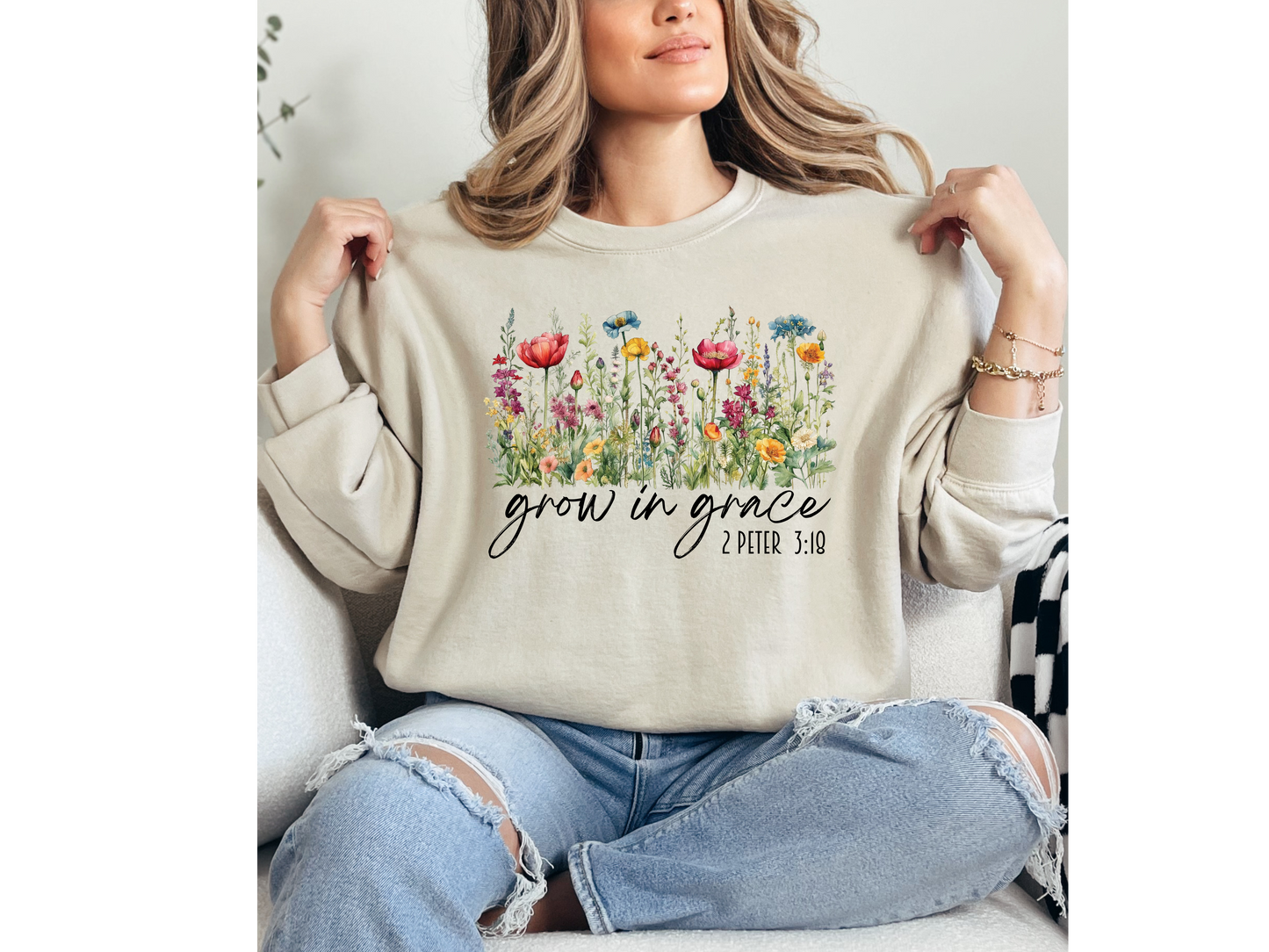 Grow In Grace Crewneck