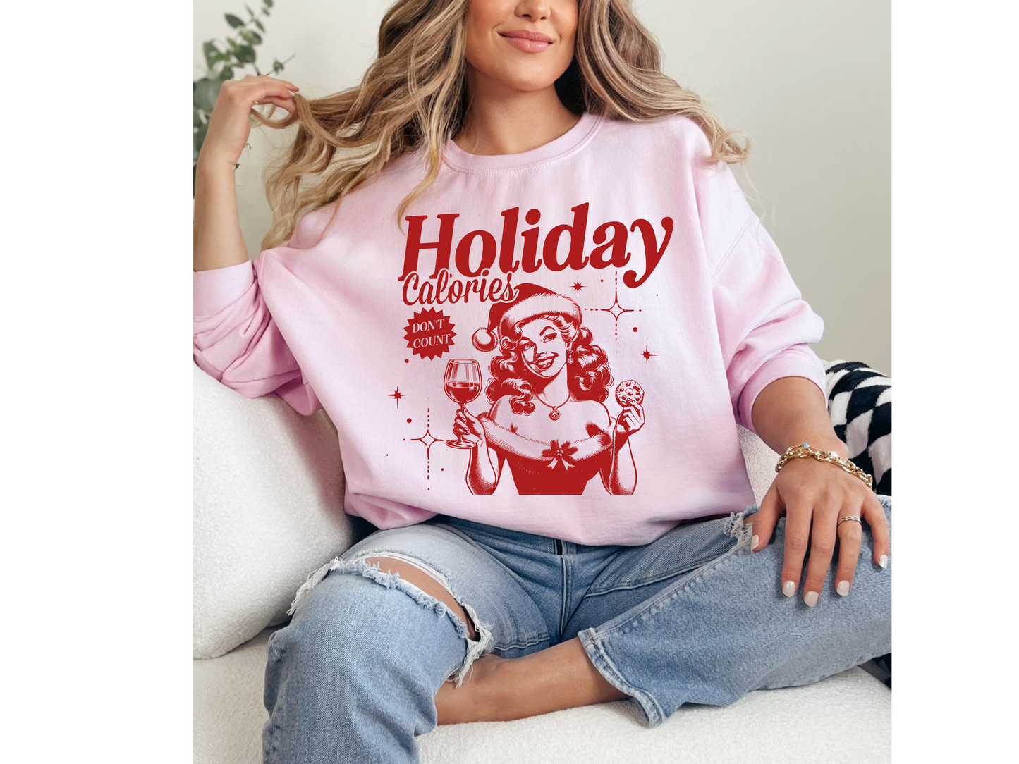 Holiday Calories Don't Count Crewneck