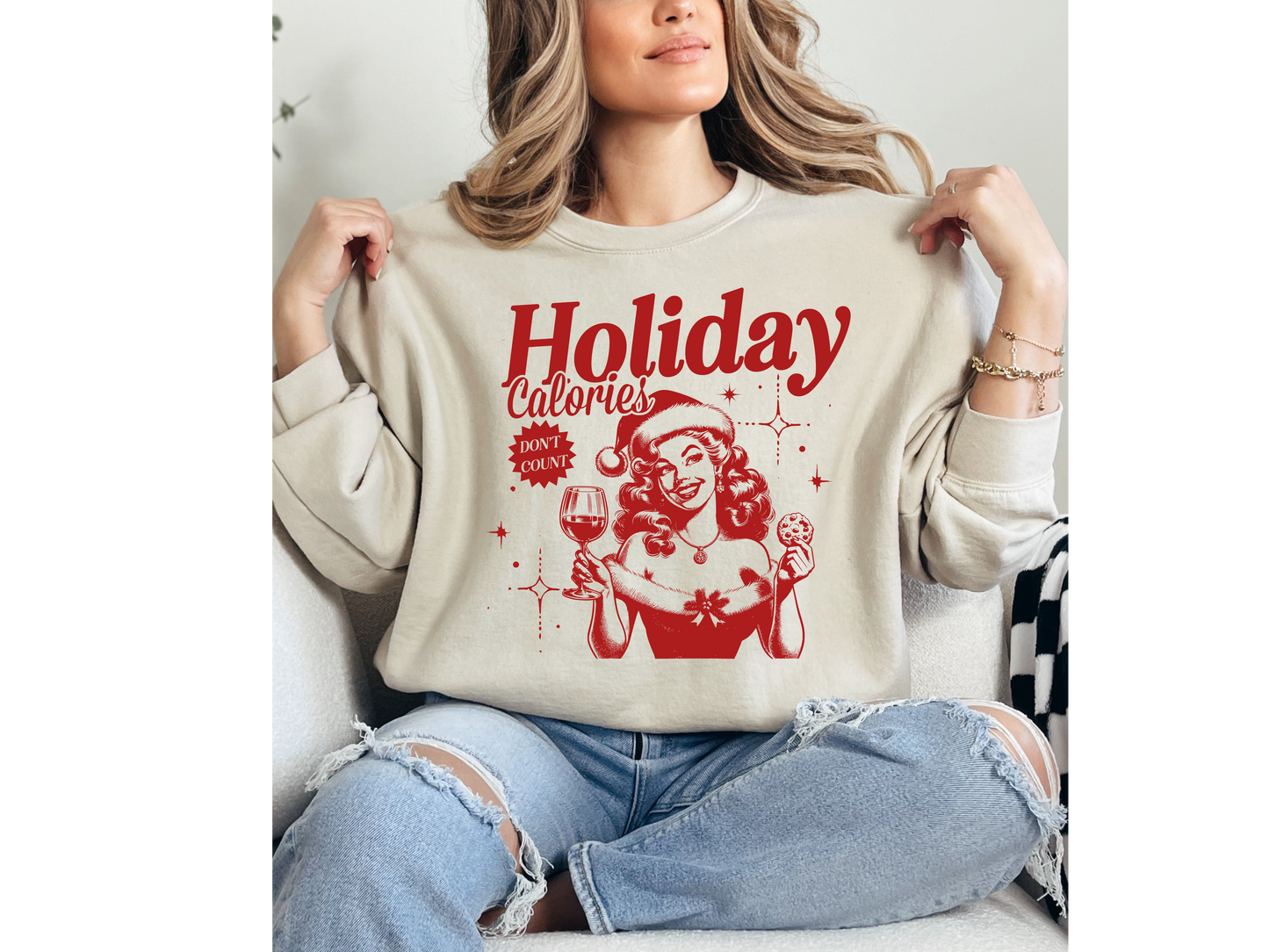 Holiday Calories Don't Count Crewneck