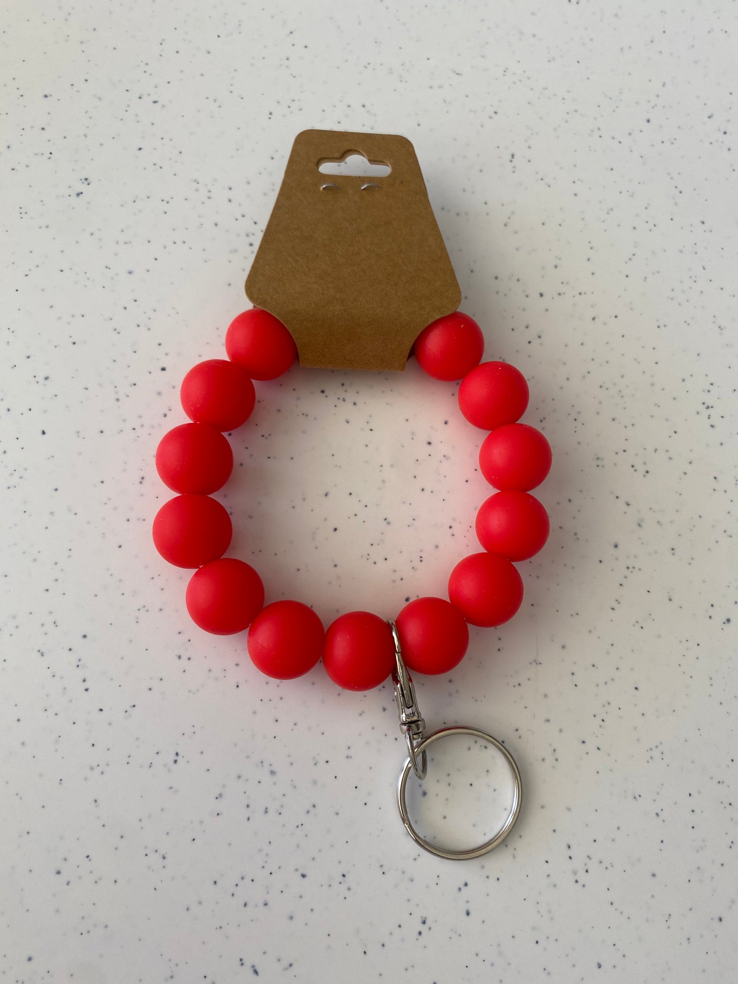 Bright Red Keychain