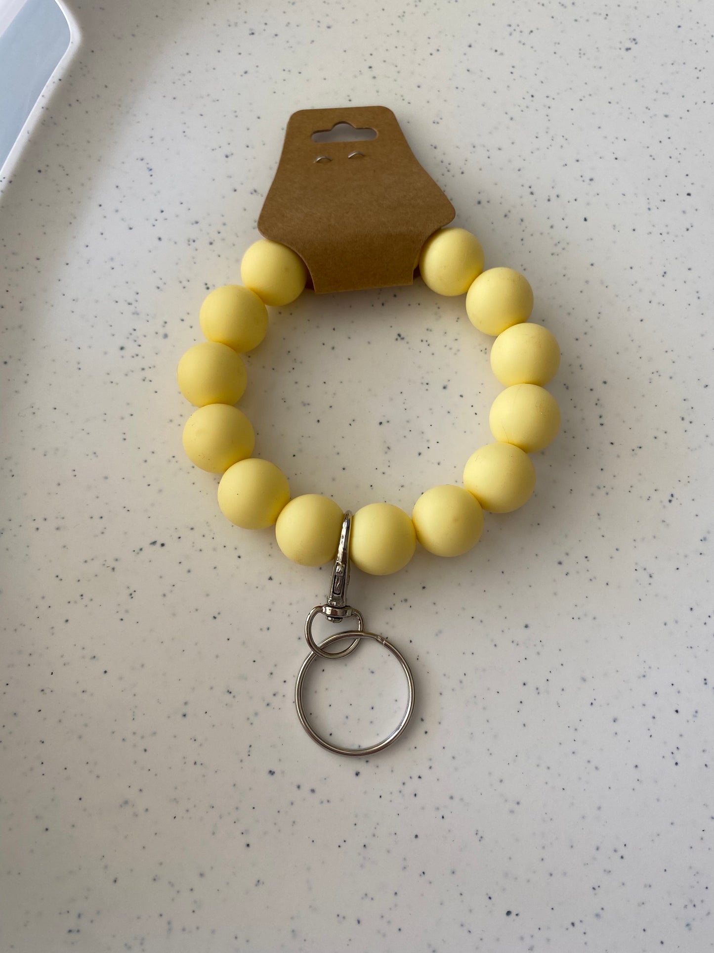 Butter Yellow Keychain