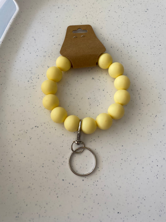 Butter Yellow Keychain