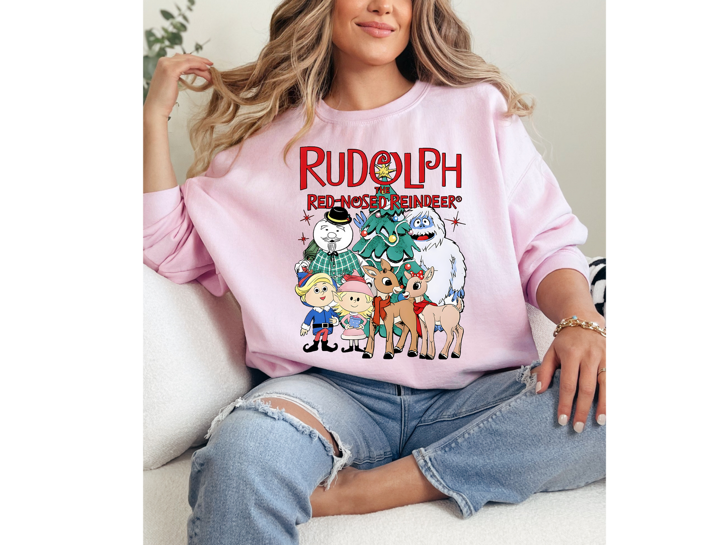 Rudolph The Red-Nosed Reindeer Crewneck