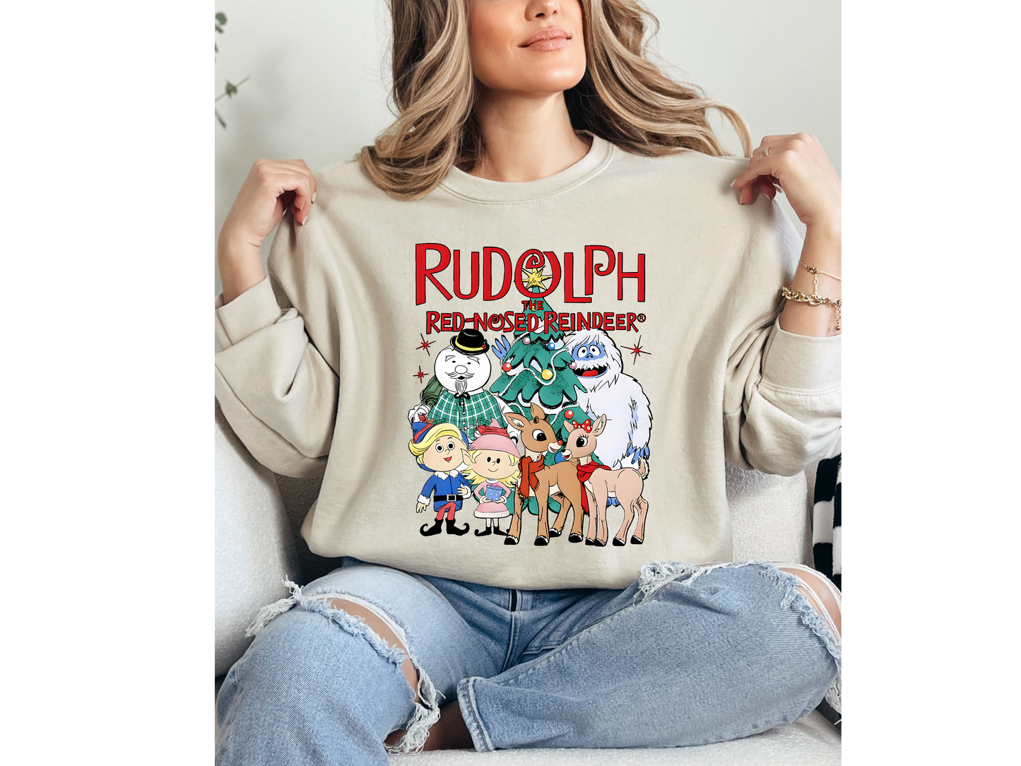 Rudolph The Red-Nosed Reindeer Crewneck