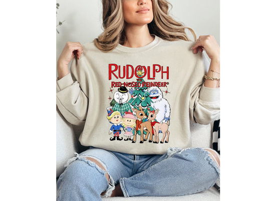 Rudolph The Red-Nosed Reindeer Crewneck