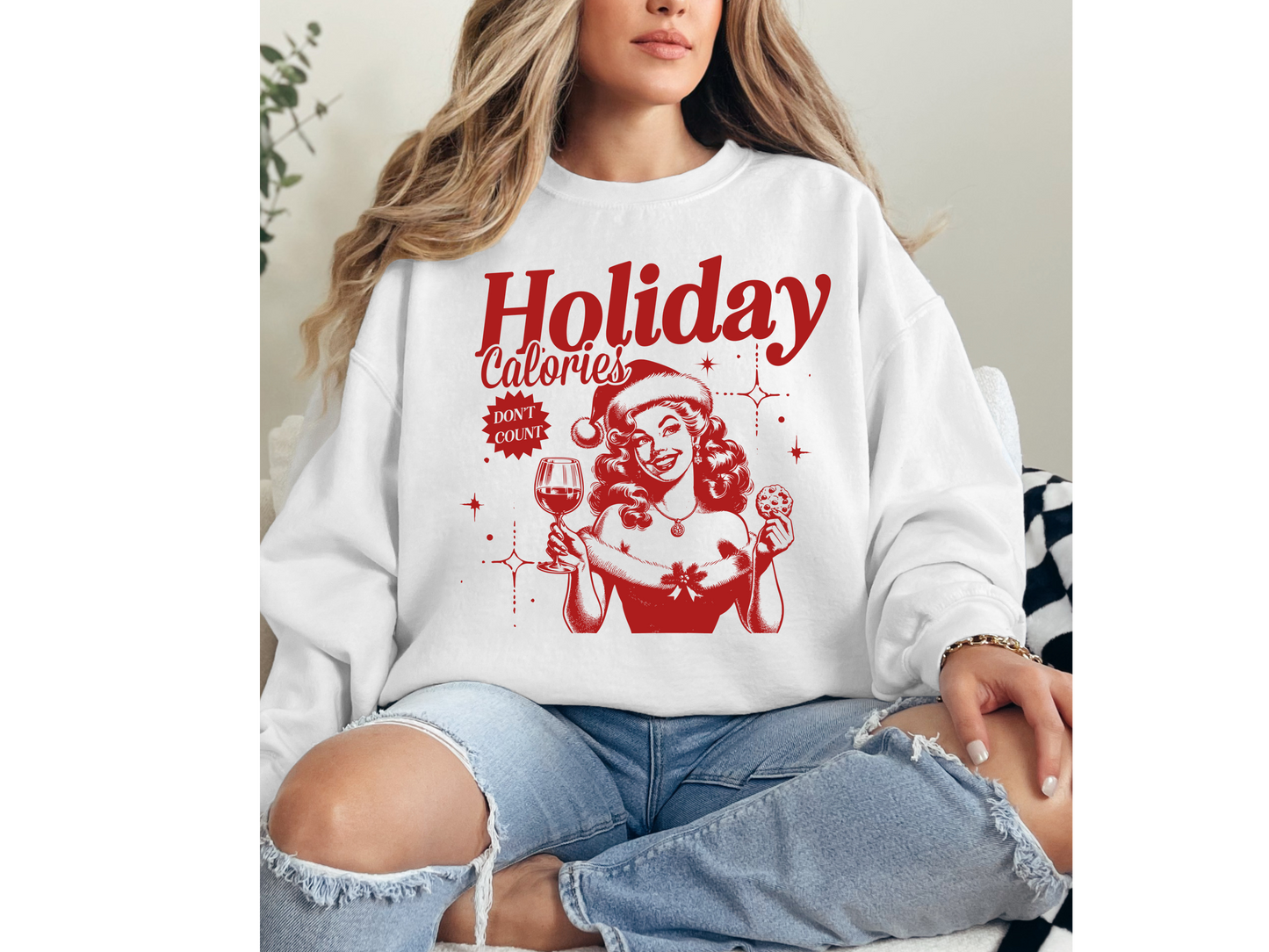 Holiday Calories Don't Count Crewneck