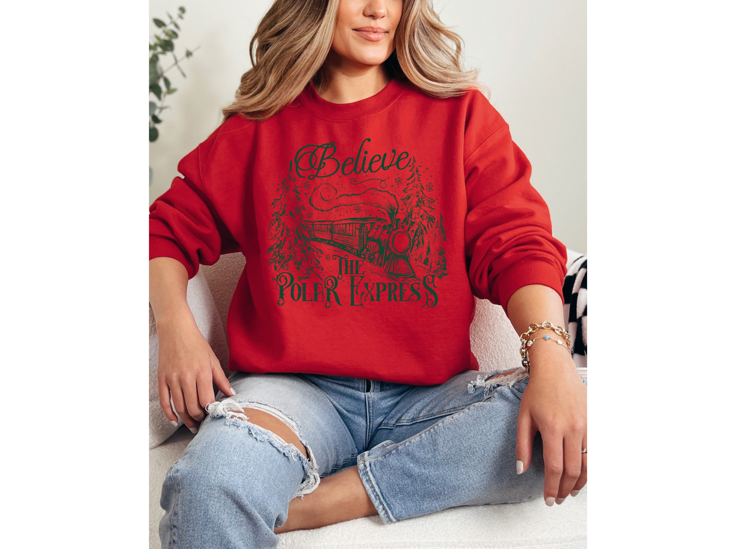 Believe in The Polar Express Crewneck