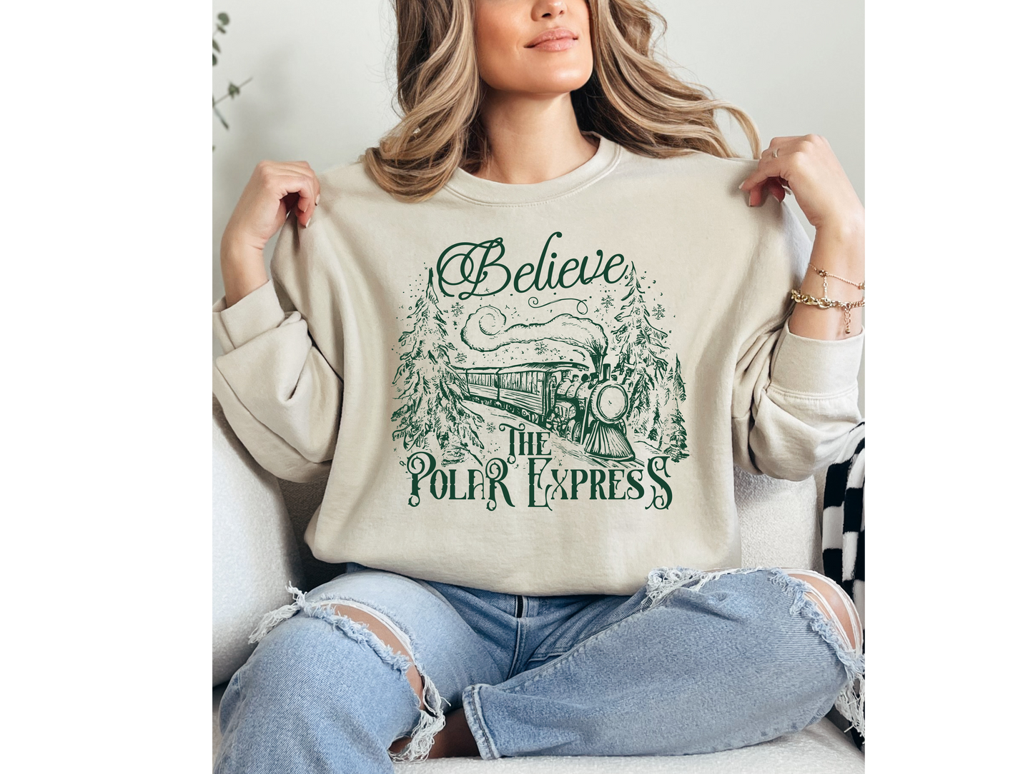 Believe in The Polar Express Crewneck